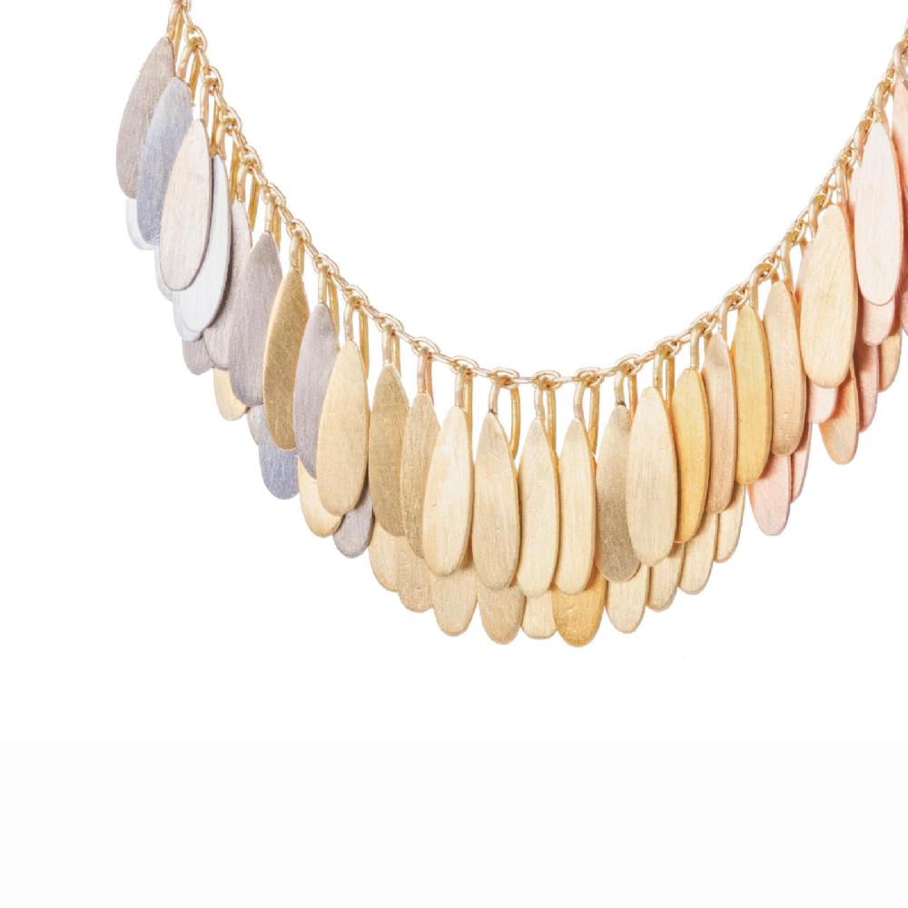 Sia Taylor Rainbow Tiny Dandelion Arc Necklace