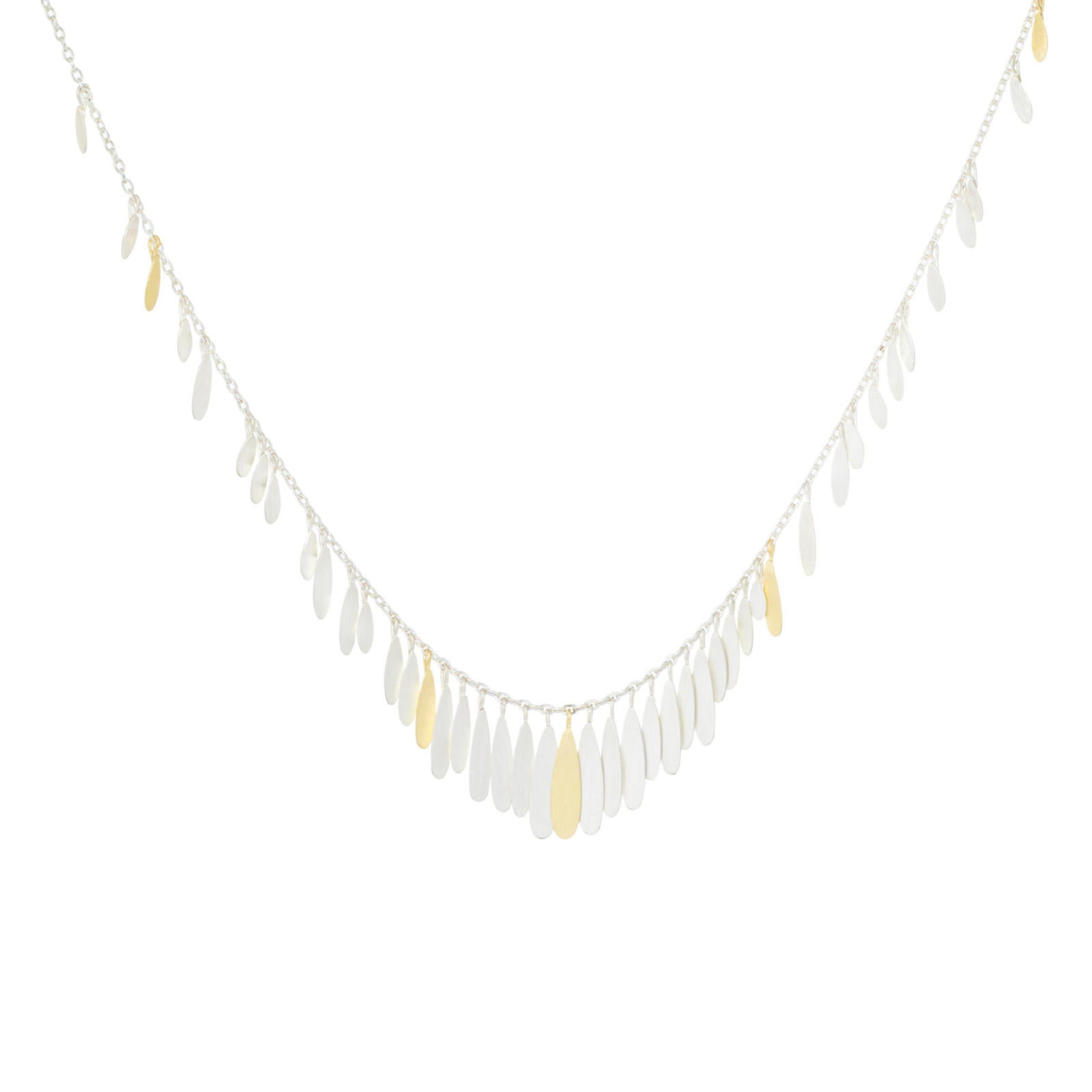 sia taylor Silver Daisy Necklace