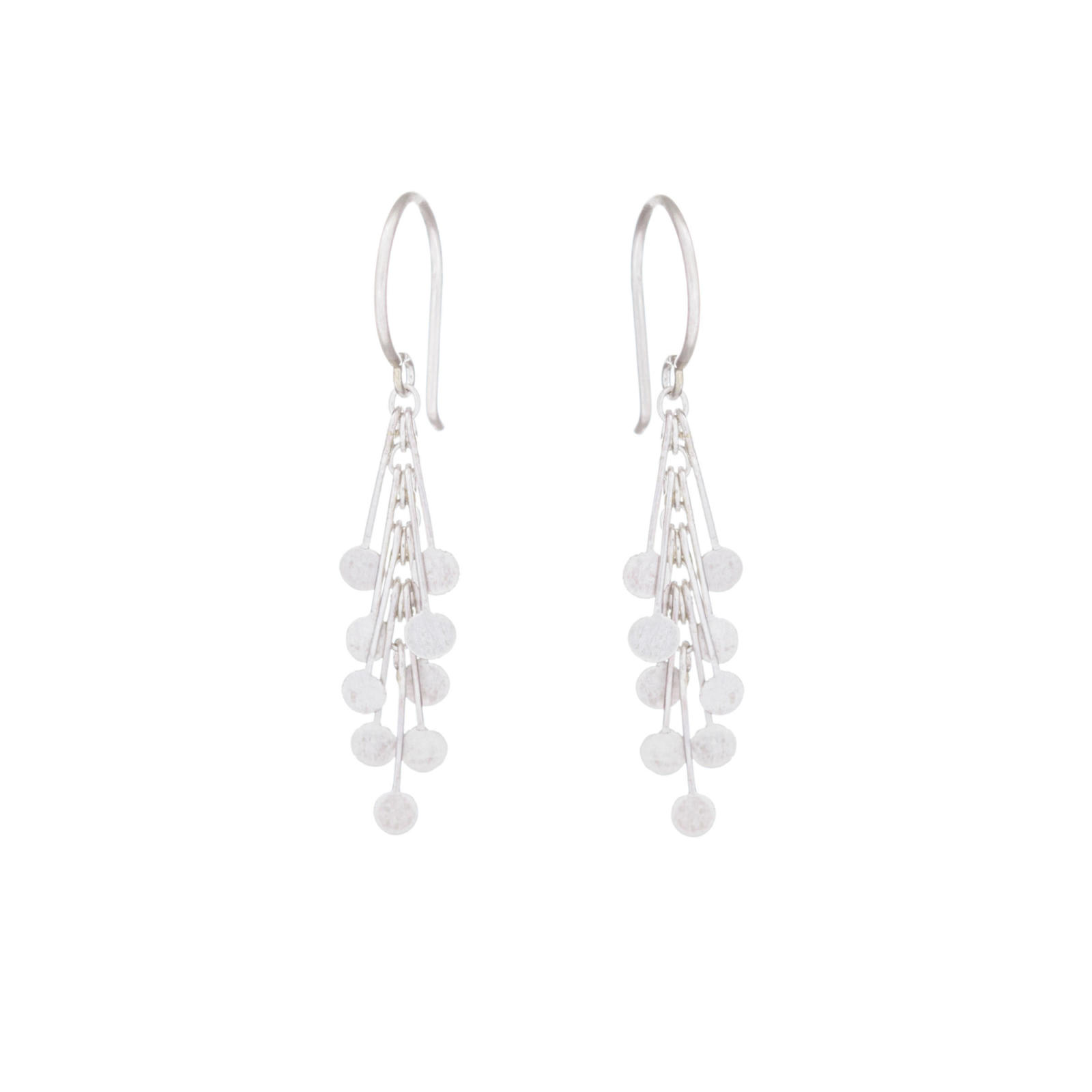 Sia Taylor Silver Dot Earrings