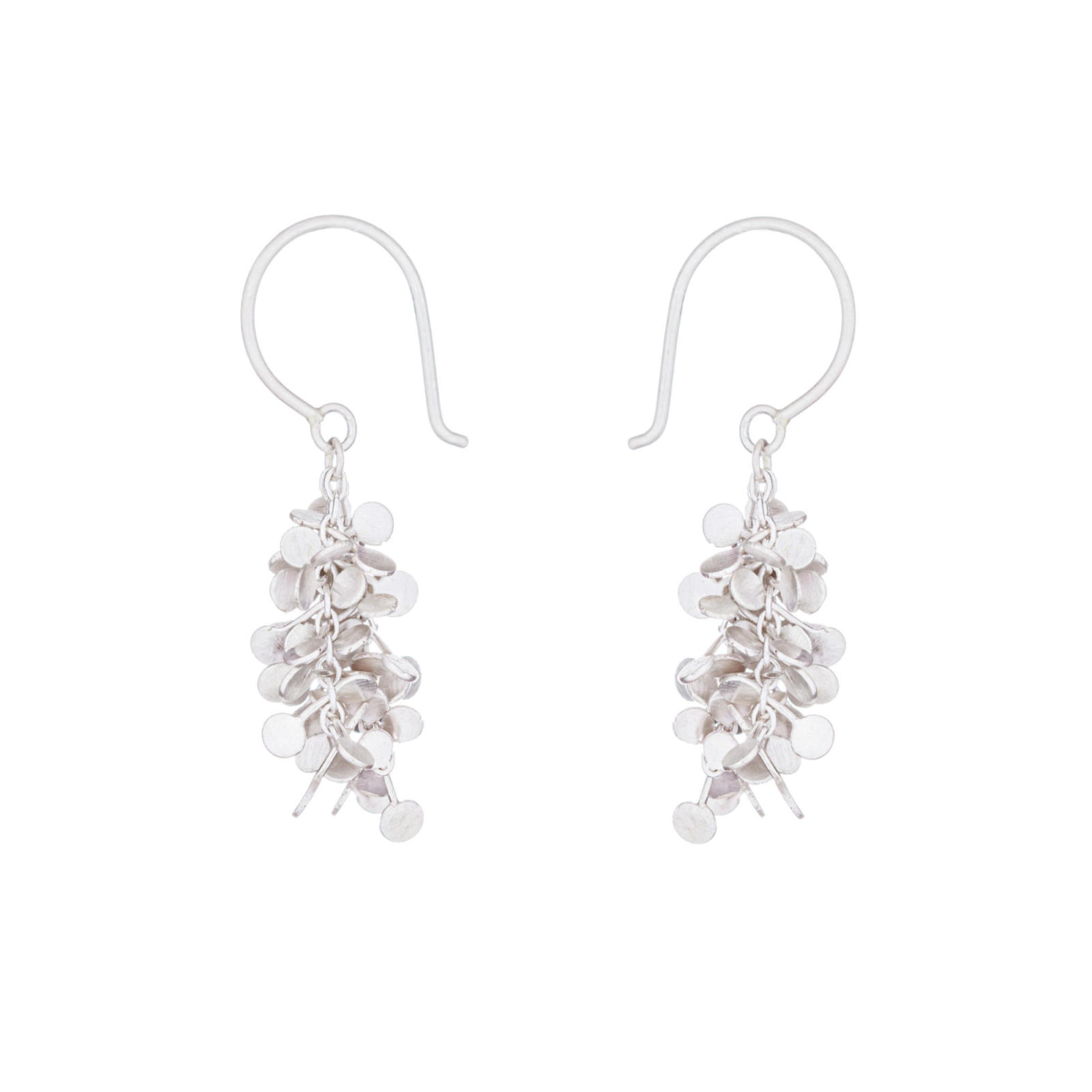 Sia Taylor Silver Dots Cluster Earrings
