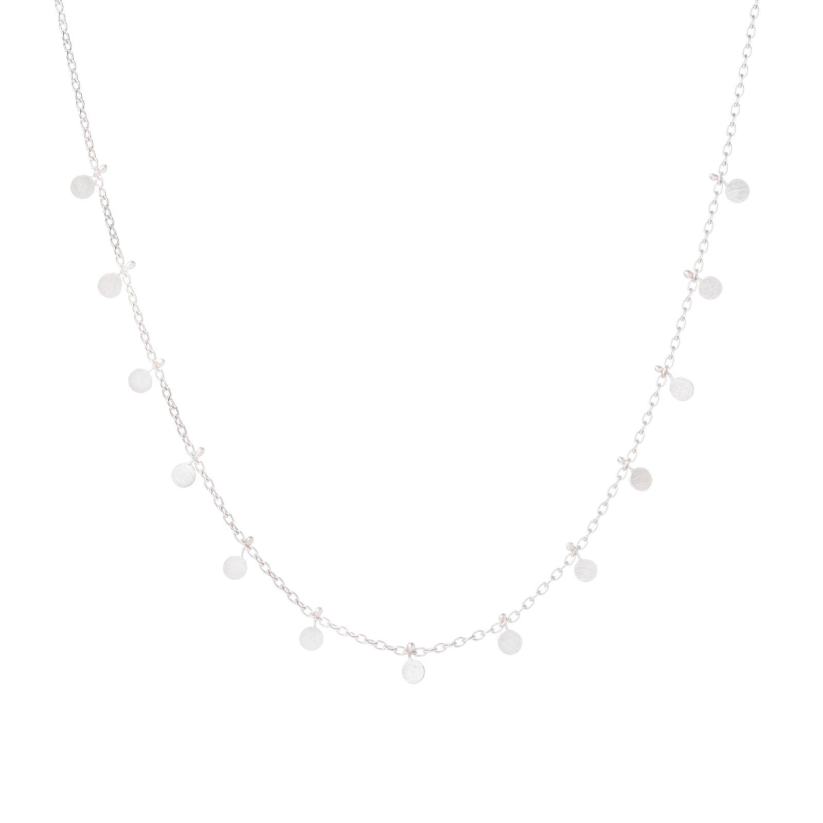 sia taylor Silver Little Dots Necklace