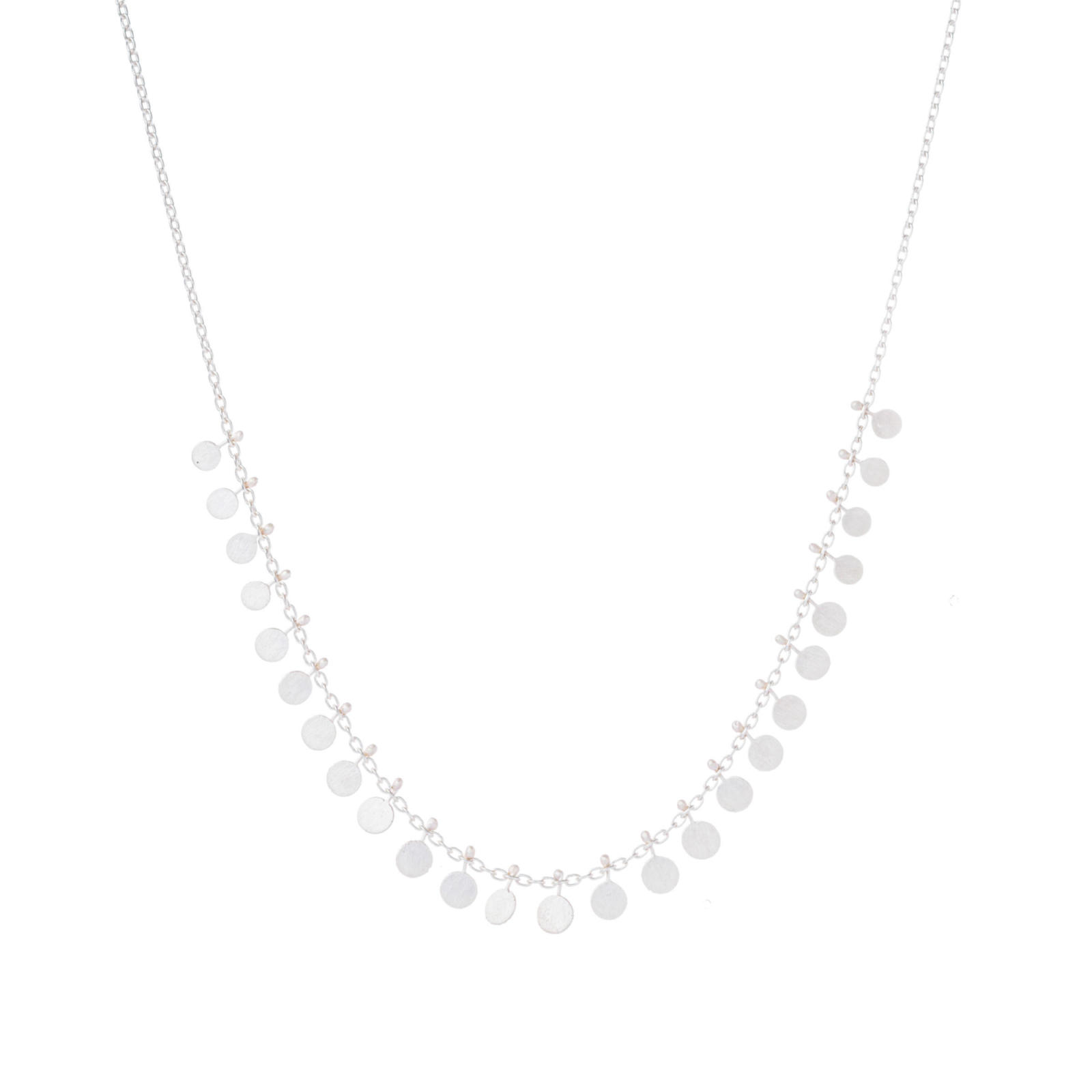 sia taylor Silver Medium Dots Necklace