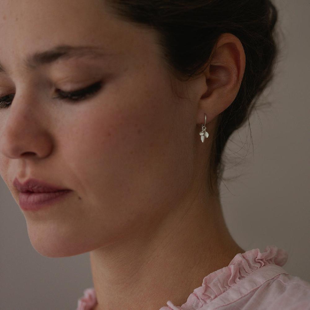 Sia Taylor Silver Tiny Meadow Cluster Earrings