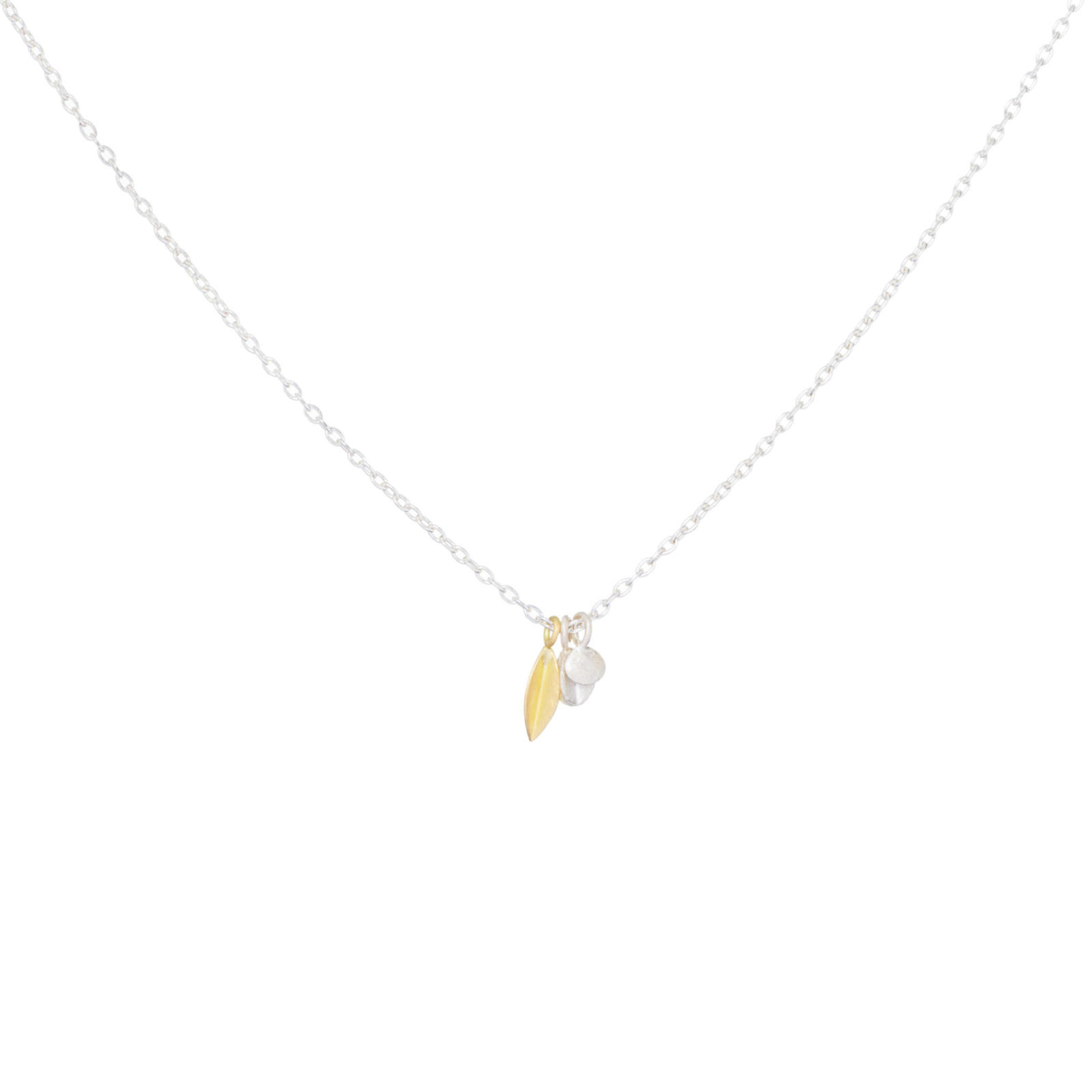 sia taylor Silver Tiny Meadow Necklace