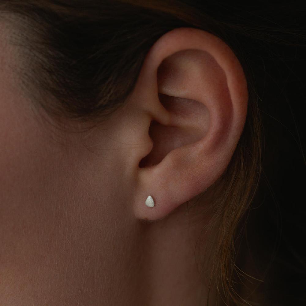 Sia Taylor Silver Tiny Seed Studs