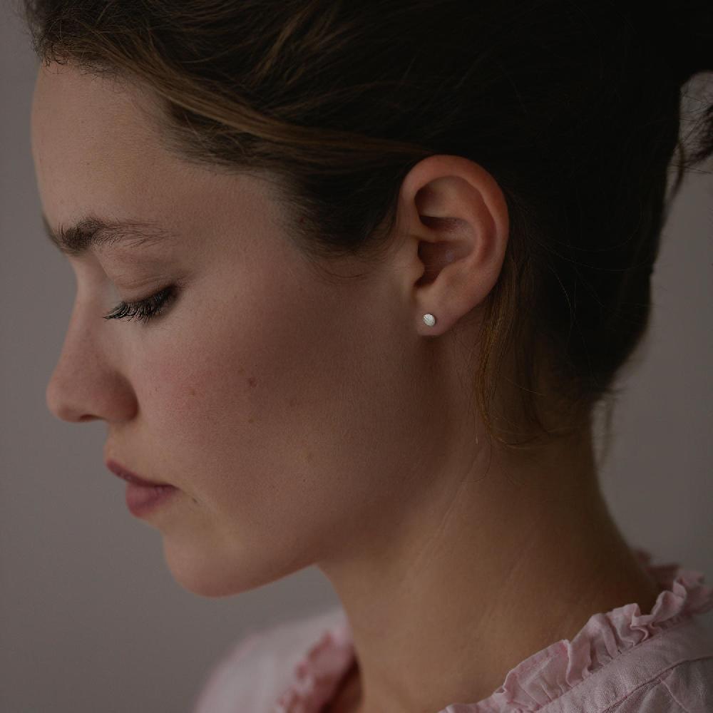 Sia Taylor Silver Tiny Seed Studs