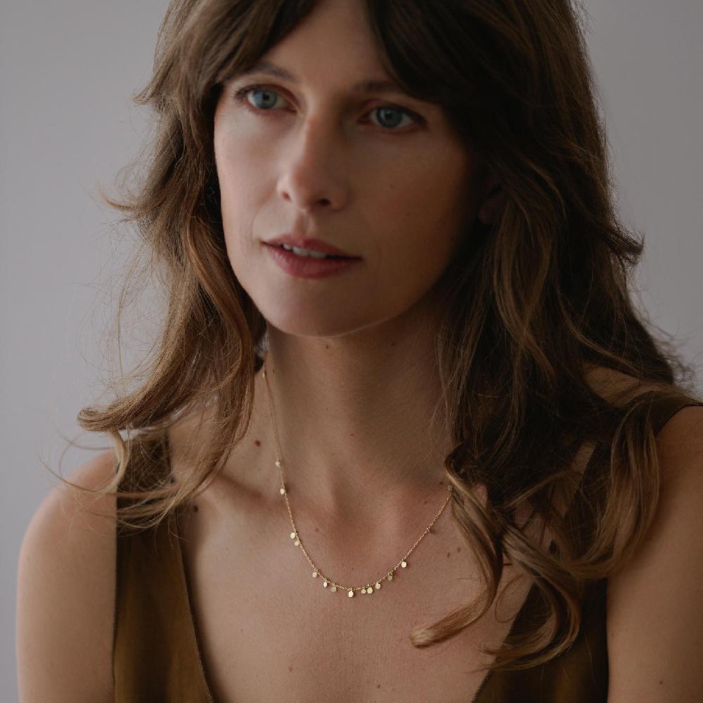 Sia Taylor Simple Random Dots Necklace