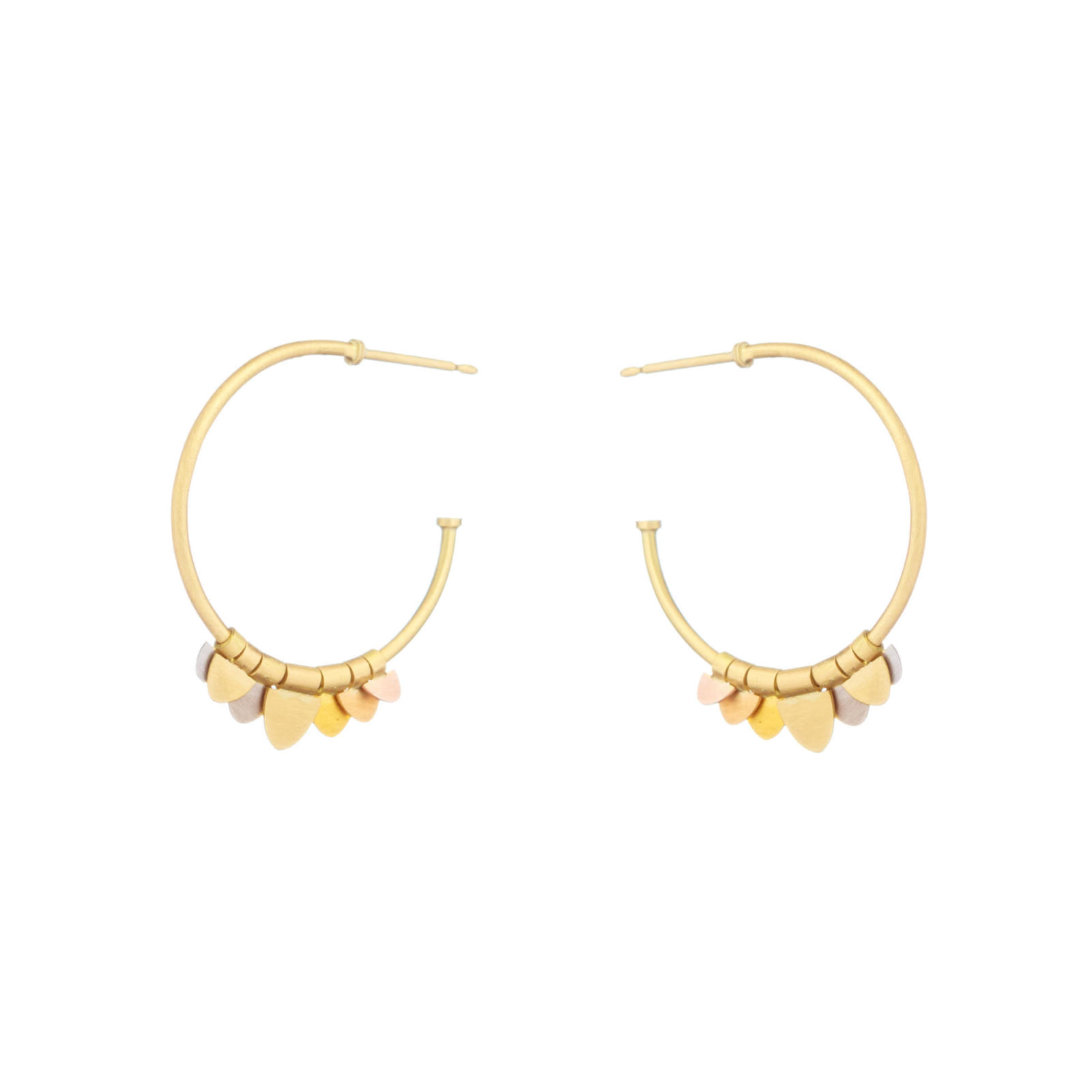 Sia Taylor Small Rainbow Flutter Hoops