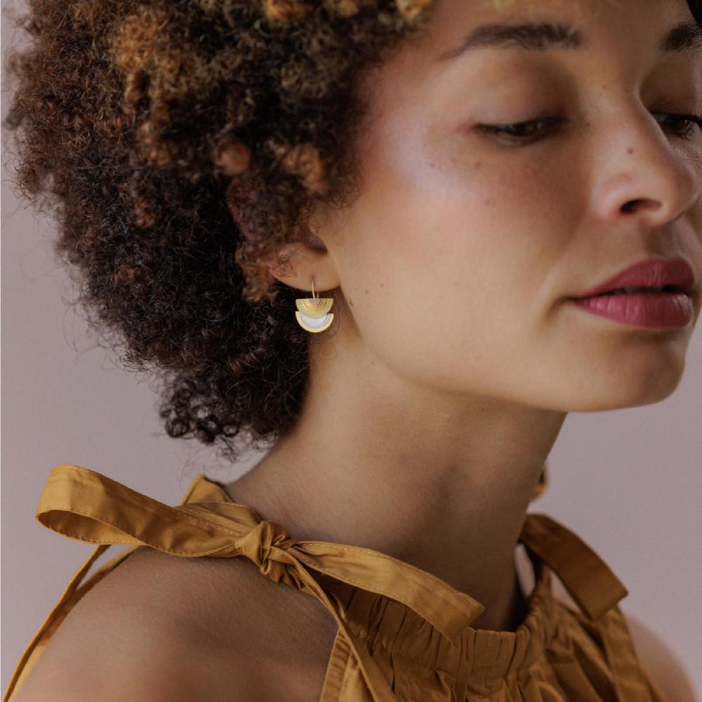 Sia Taylor Sun Halo Earrings