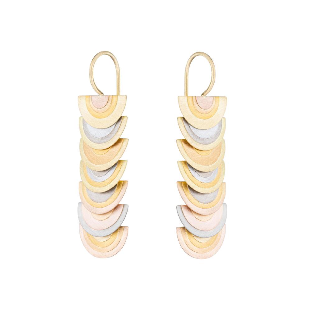 Sia Taylor Sun Halos Column Earrings