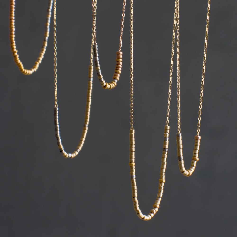 Sia Taylor Tiny Bead Colour Graded Necklace