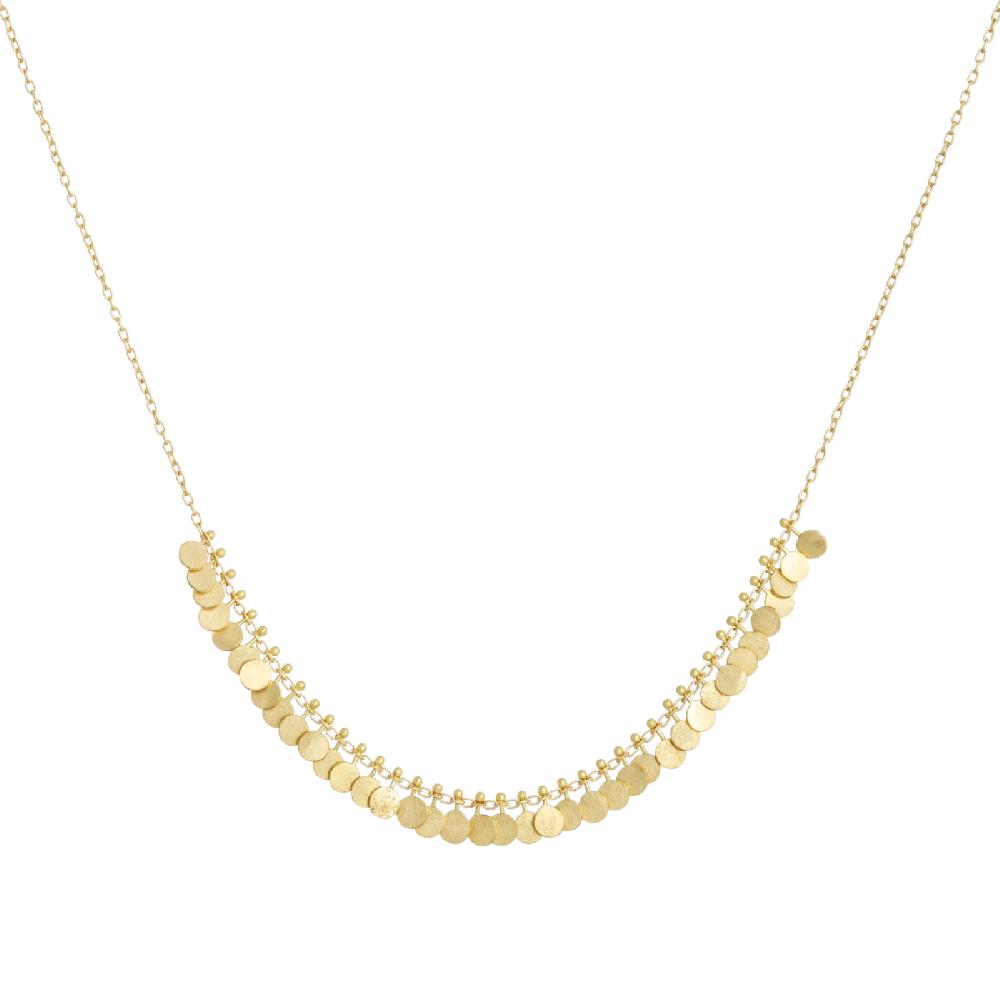 sia taylor Tiny Dots Arc Necklace
