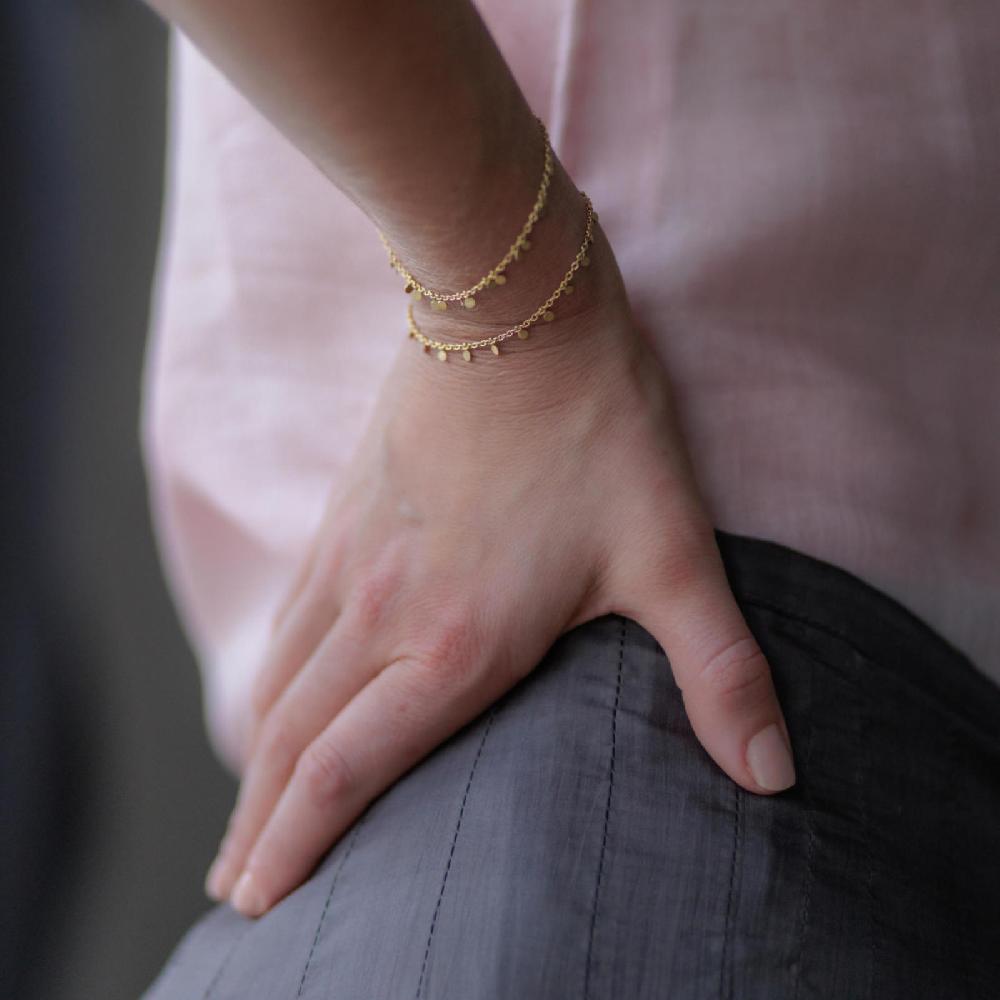 Sia Taylor Tiny Double Dots Bracelet