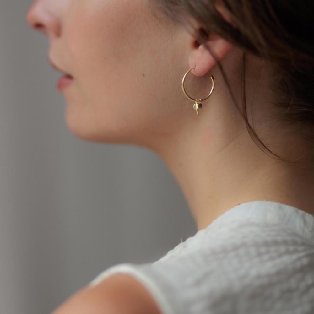 Sia Taylor Tiny Meadow Cluster Hoops