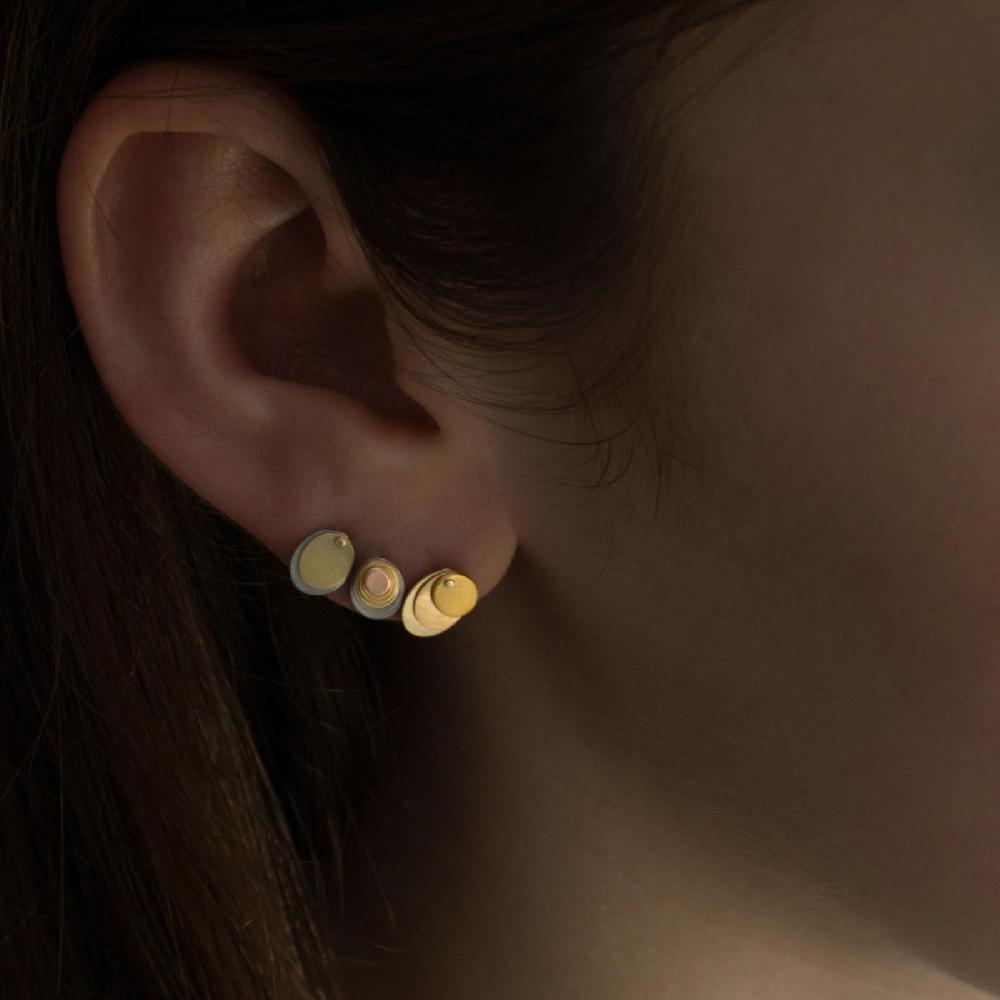 Sia Taylor Tiny Rainbow Plume Studs