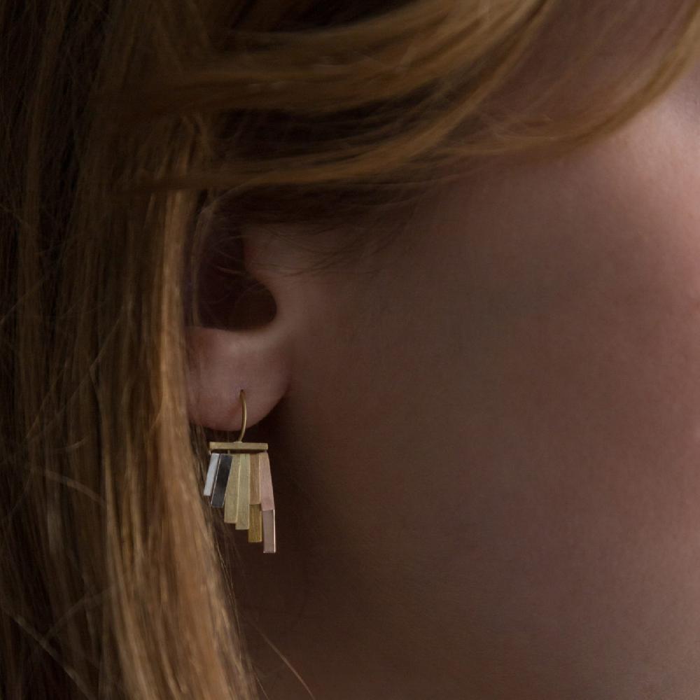 Sia Taylor Tiny Rainbow Rainfall Earrings