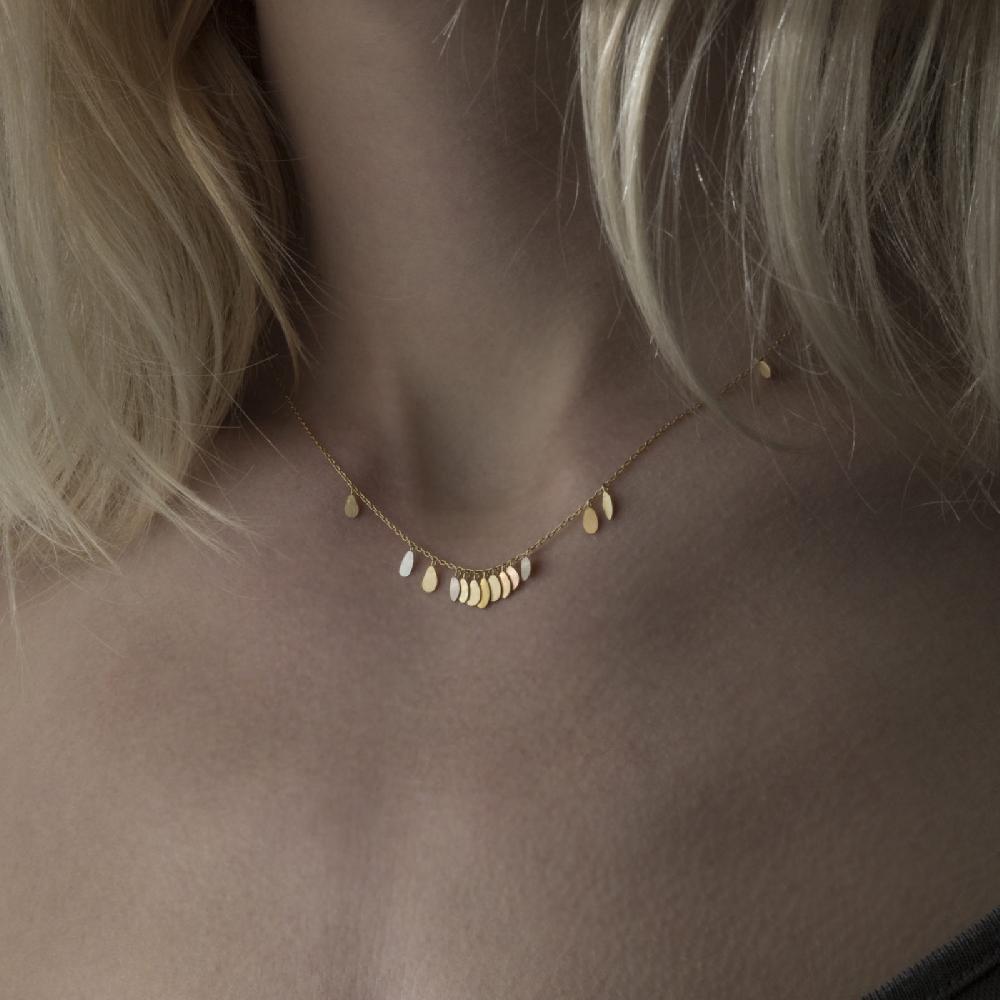Sia Taylor Tiny Raindrop Necklace