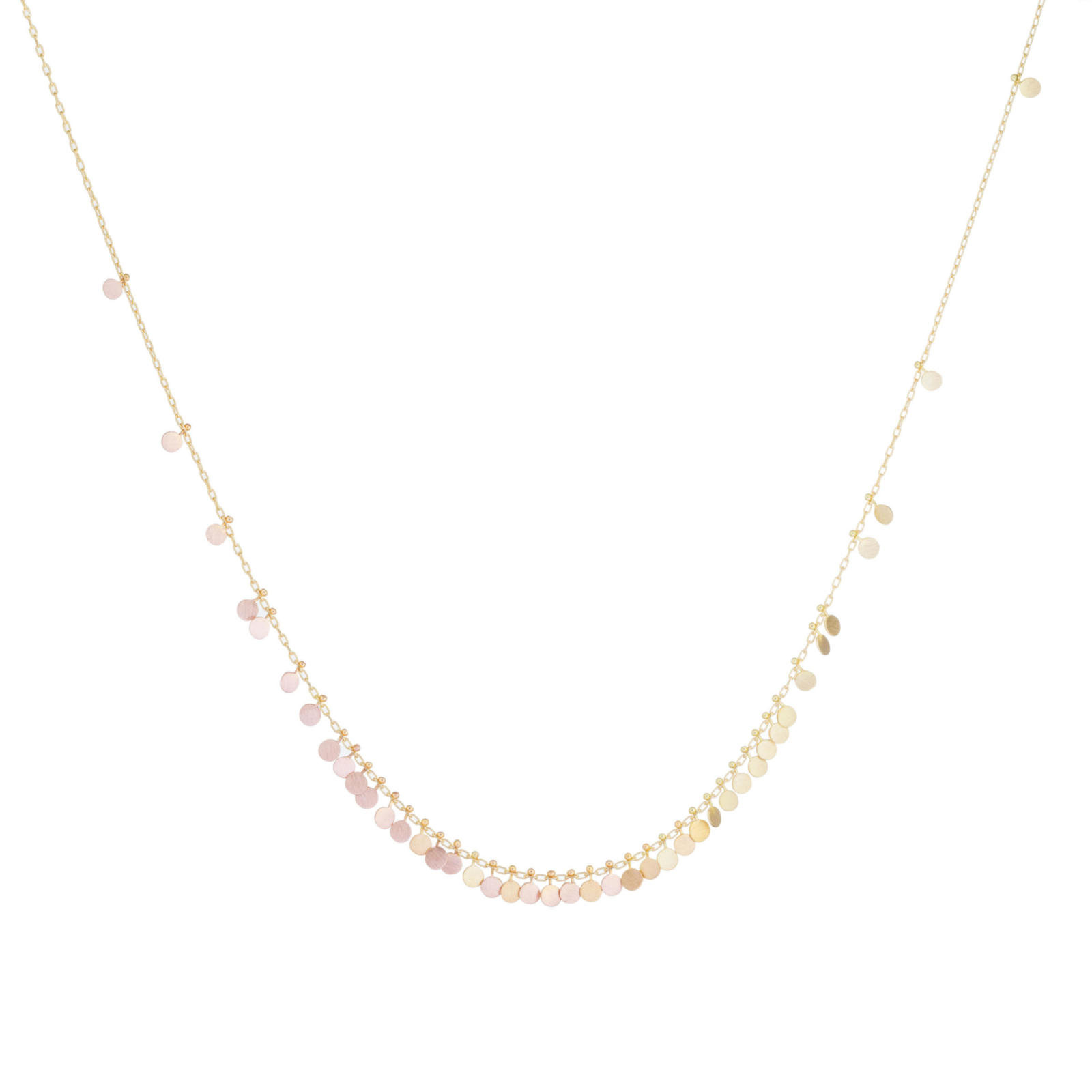 sia taylor Warm Dispersing Dots Arc Necklace