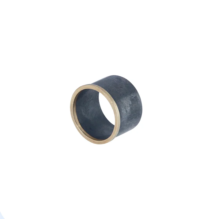 Sian Evans Jewellery 15mm Wide Black And Gold Minimalist Tube Ring