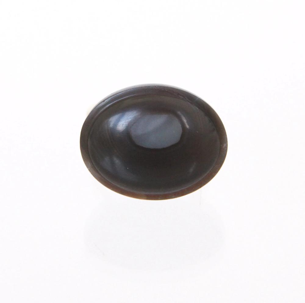 sian evans jewellery hand carved scottish agate and recycled gold ring