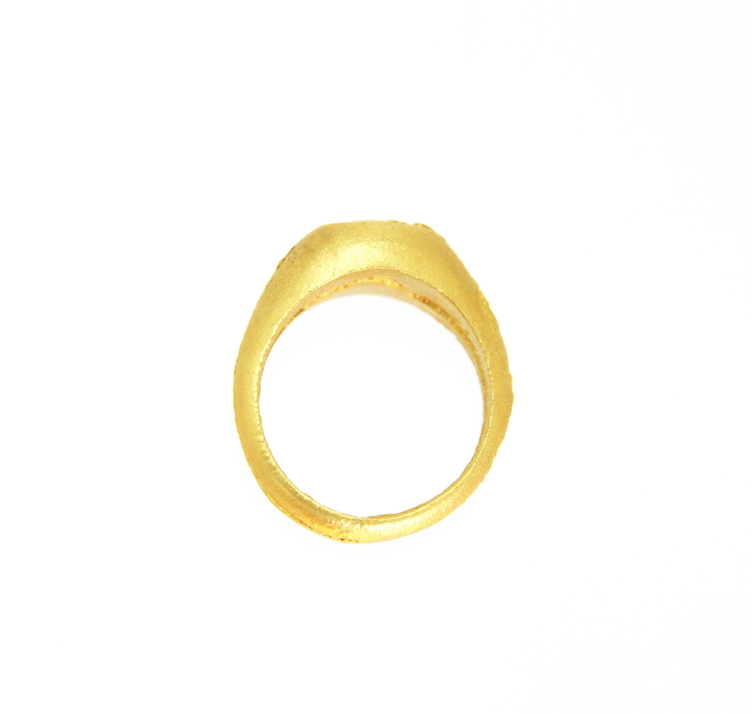 Sian Evans Jewellery Livia Recycled Textured Gold Ring