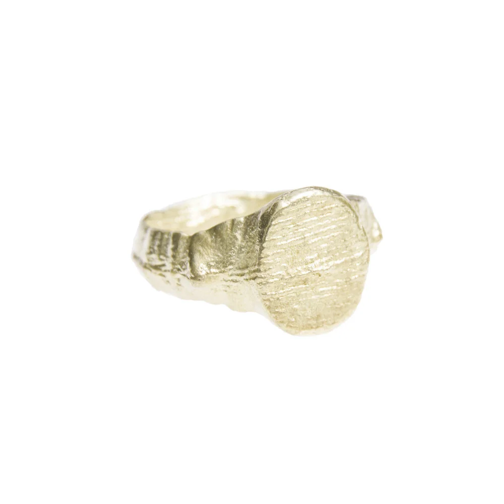Sian Evans Jewellery Recycled 18ct Solid Gold Signet Ring