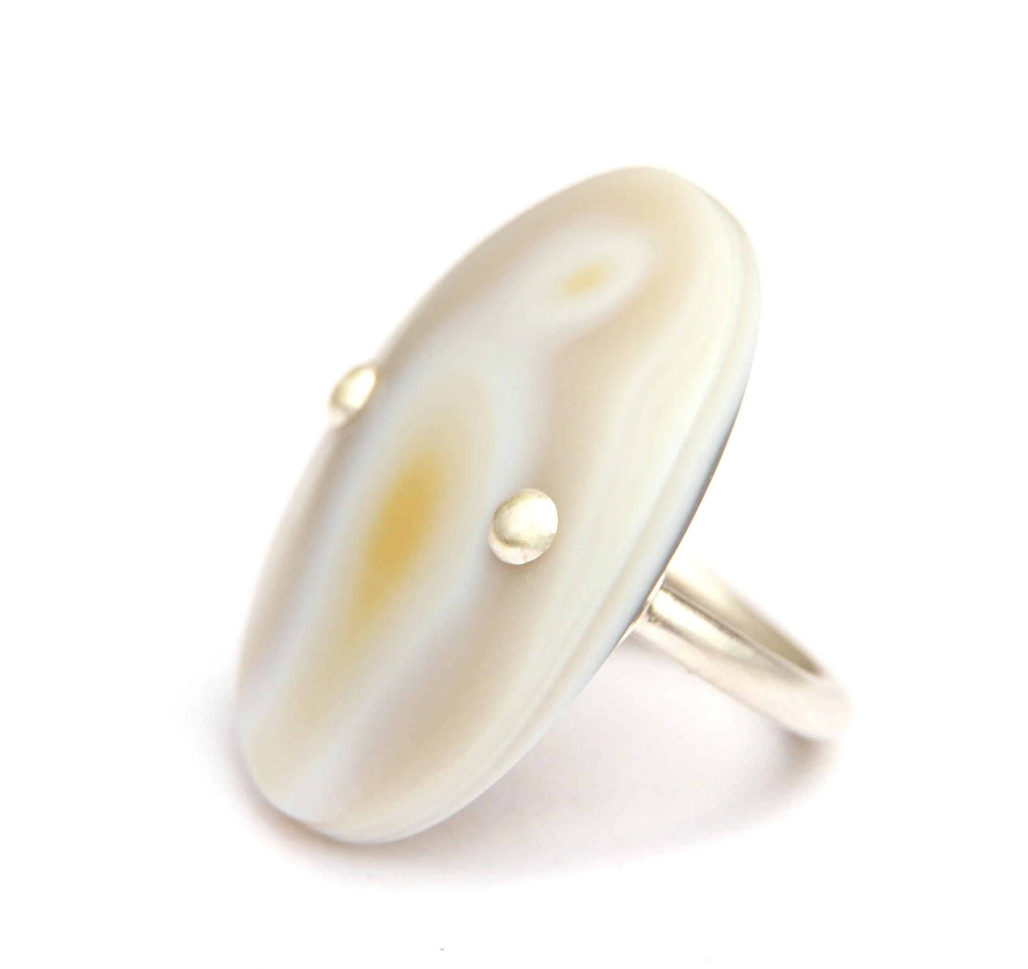 Sian Evans Jewellery Agate Akkadia Ring