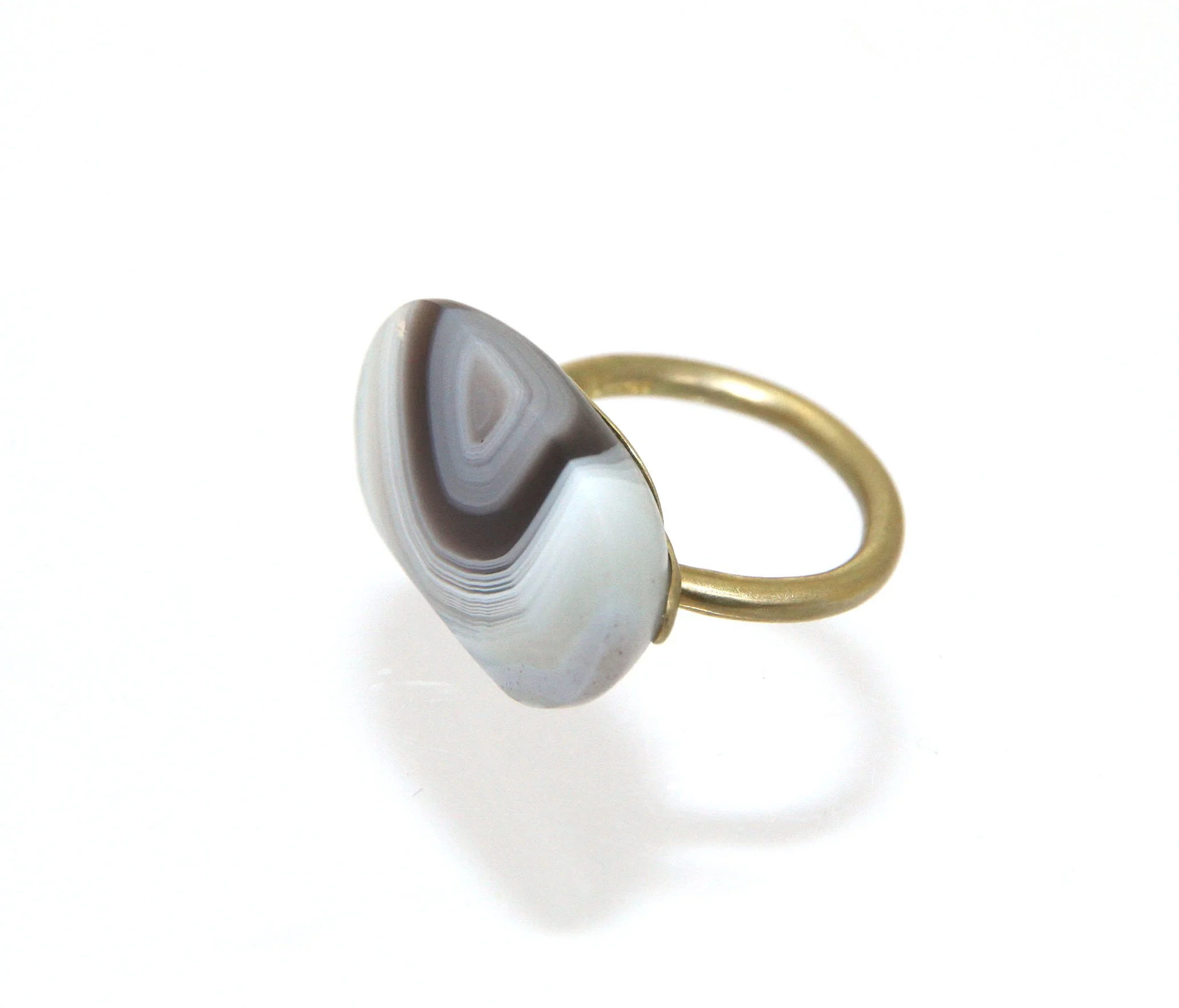 Sian Evans Jewellery Carved Agate Ring