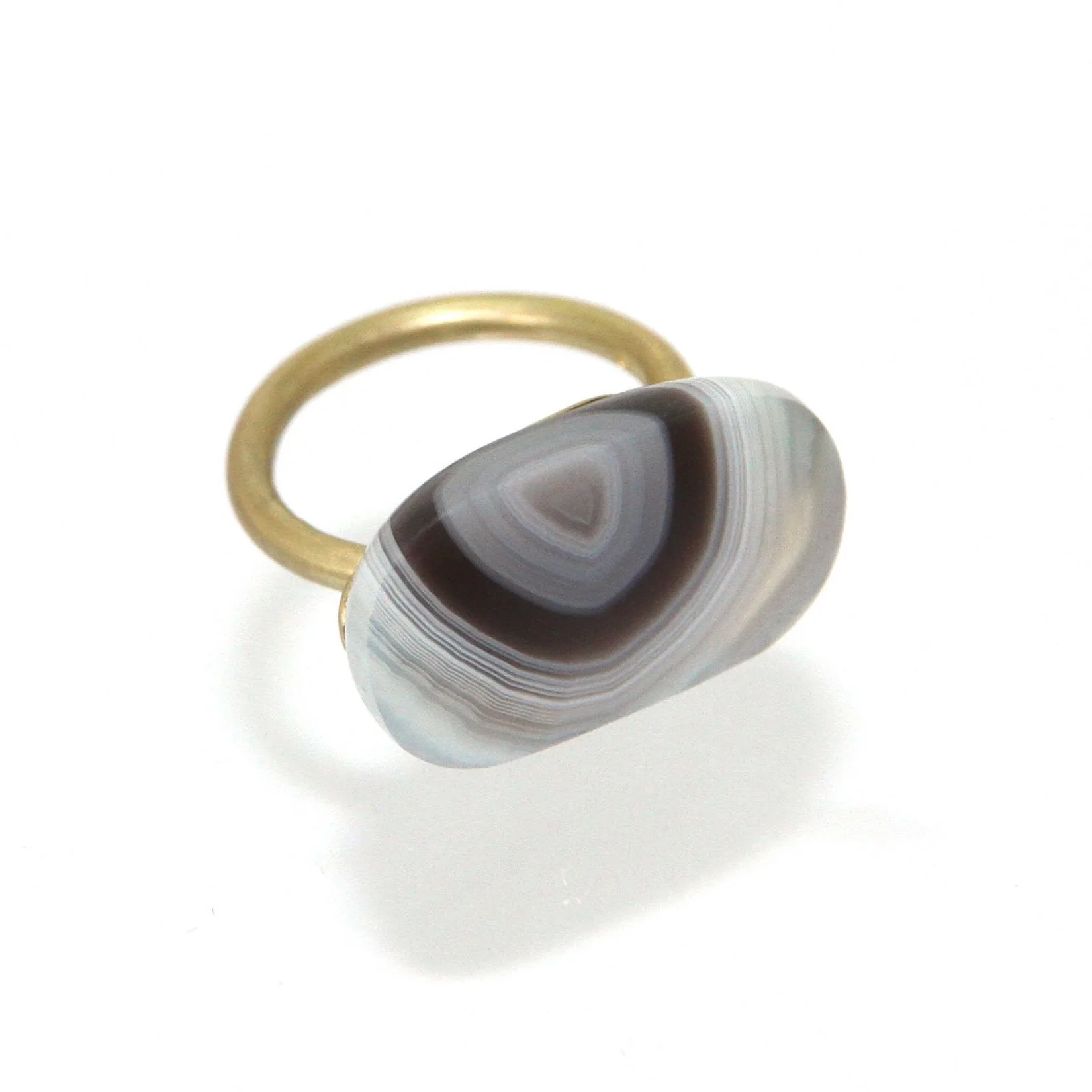 Sian Evans Jewellery Carved Agate Ring
