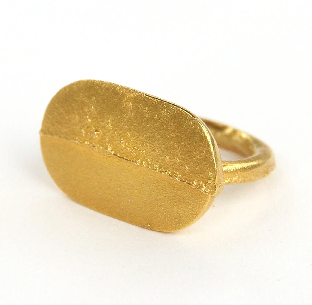 sian evans jewellery Gold Khufu ring