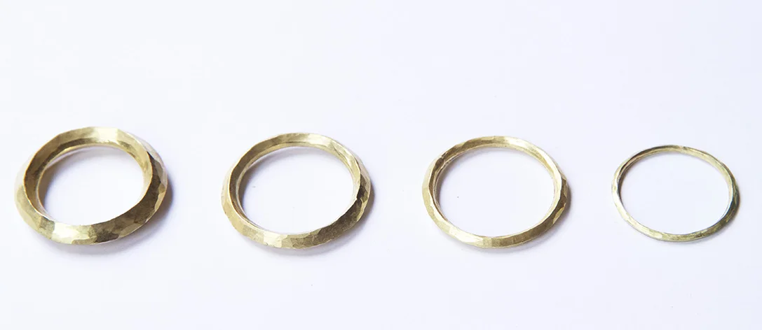 Sian Evans Jewellery Oblique Skinny