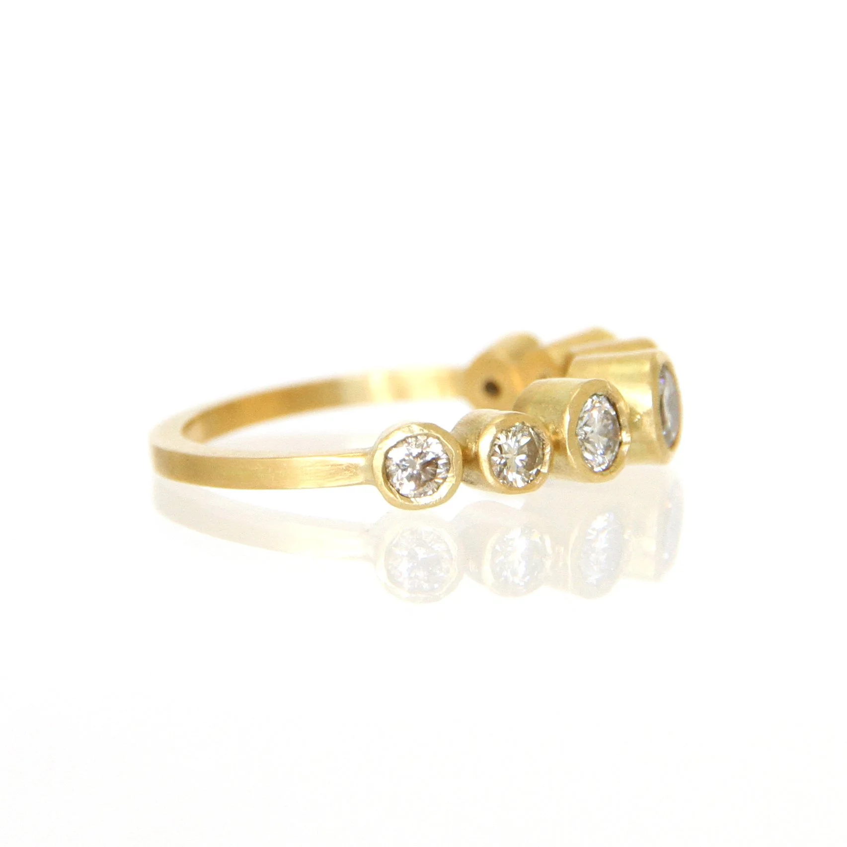 Sian Evans Jewellery Recycled Diamond Set Ring