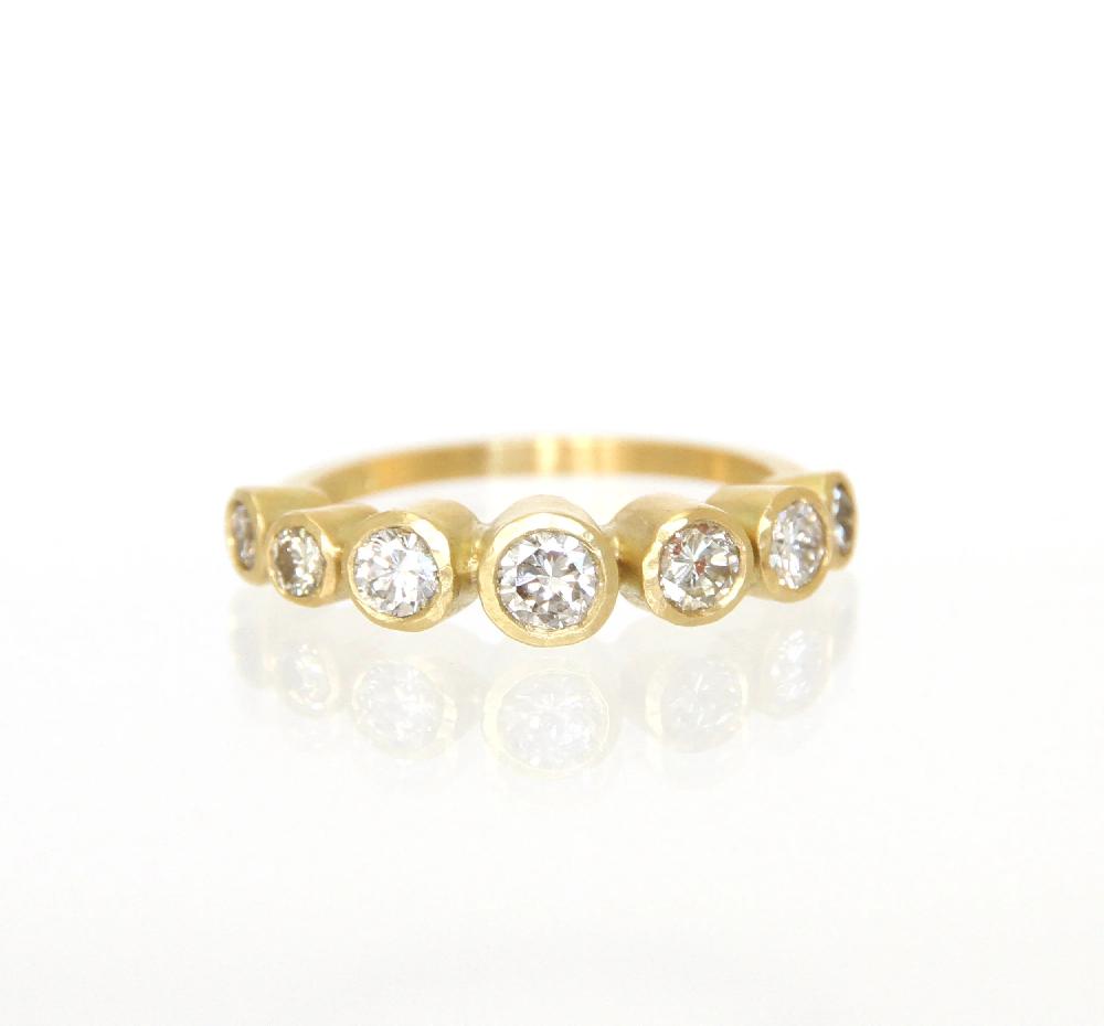 sian evans jewellery Recycled diamond set ring