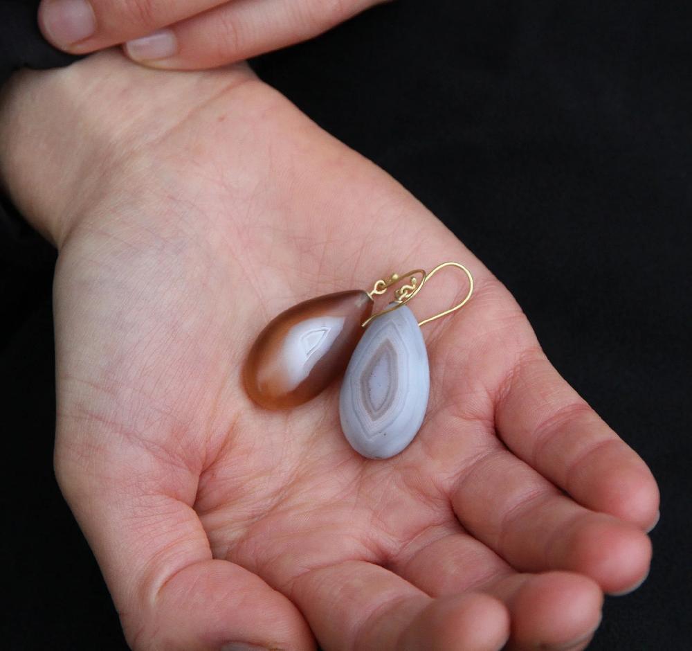 Sian Evans Jewellery Scottish Agate Earrings