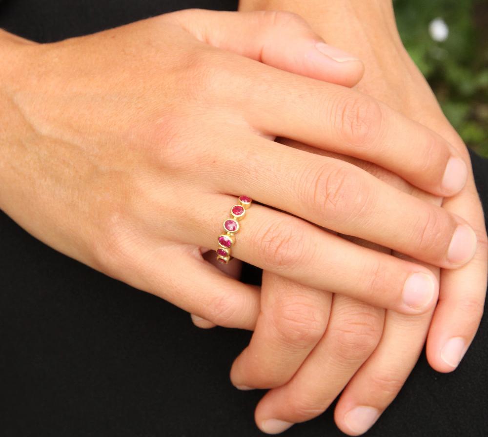 Sian Evans Jewellery Wabi-sabi Ruby Ring