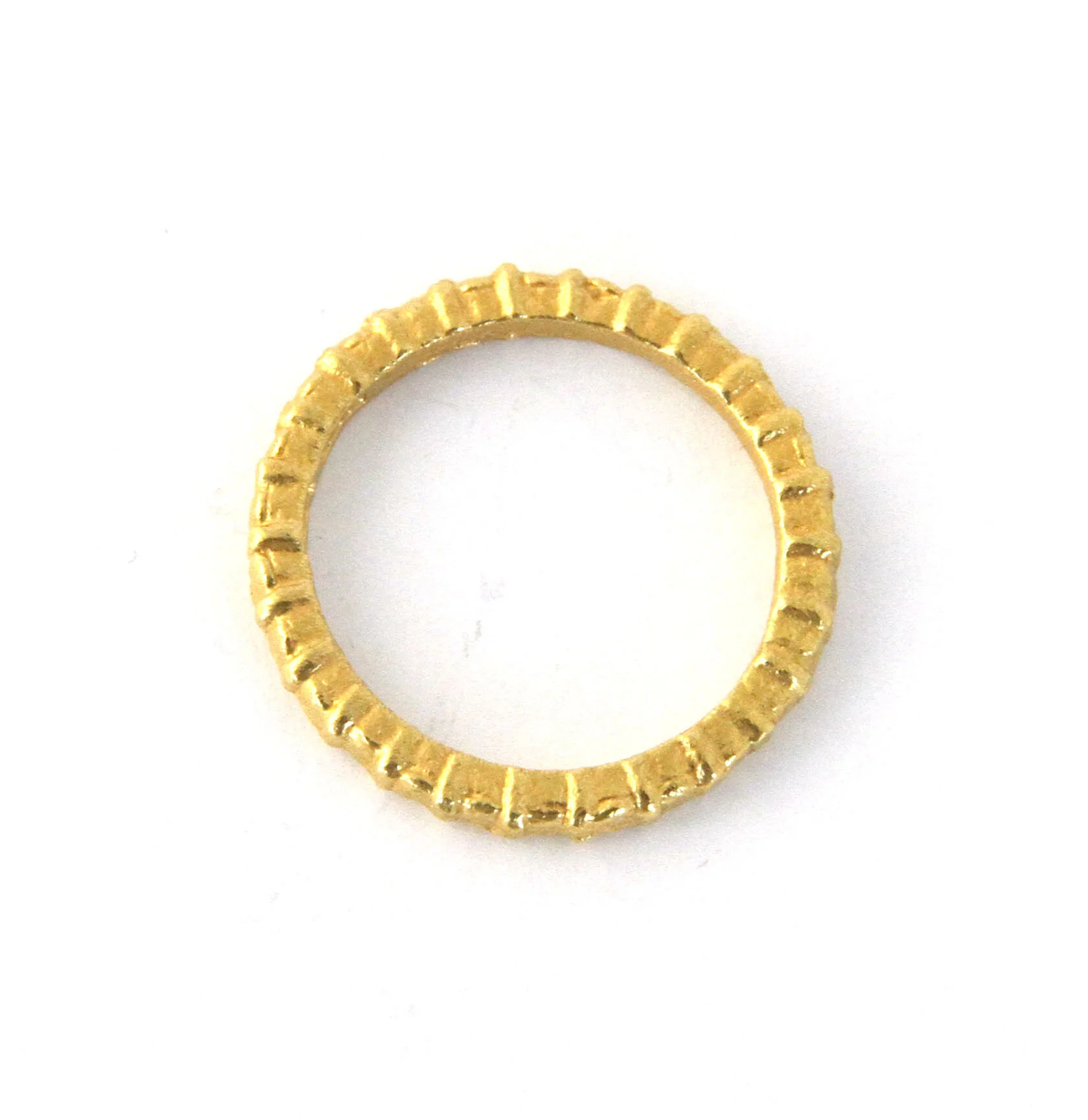 Sian Evans Jewellery Textured Solid Recycled 18ct Gold Eternity Ring