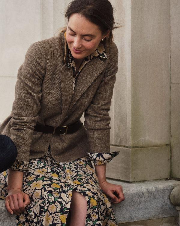 Sid Mashburn 1.25" Conroy Belt In Dark Brown Leather