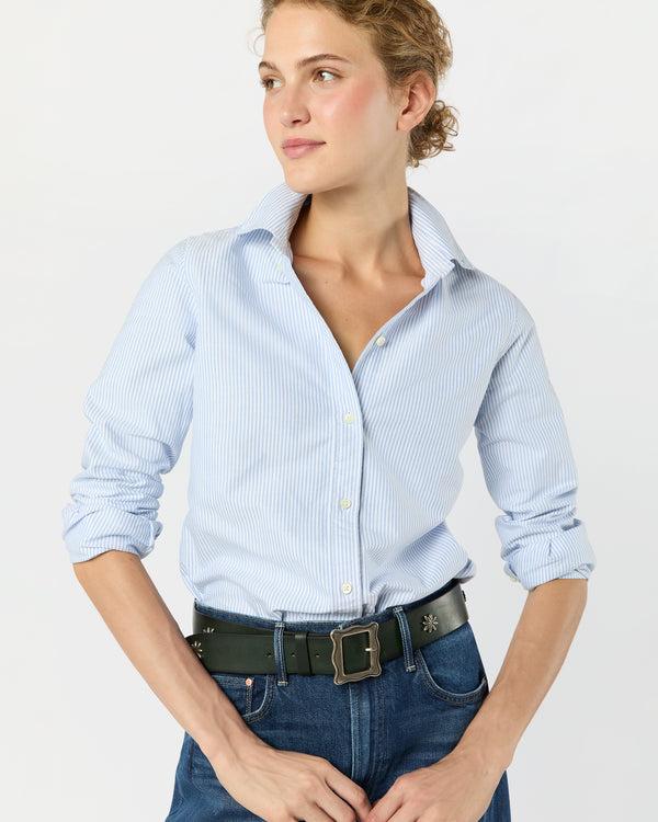 Sid Mashburn 1.5" Edelweiss Studded Belt In Dark Green Leather