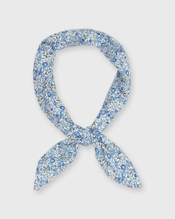 sid mashburn Anyway Scarf in Blue Eloise Liberty Fabric