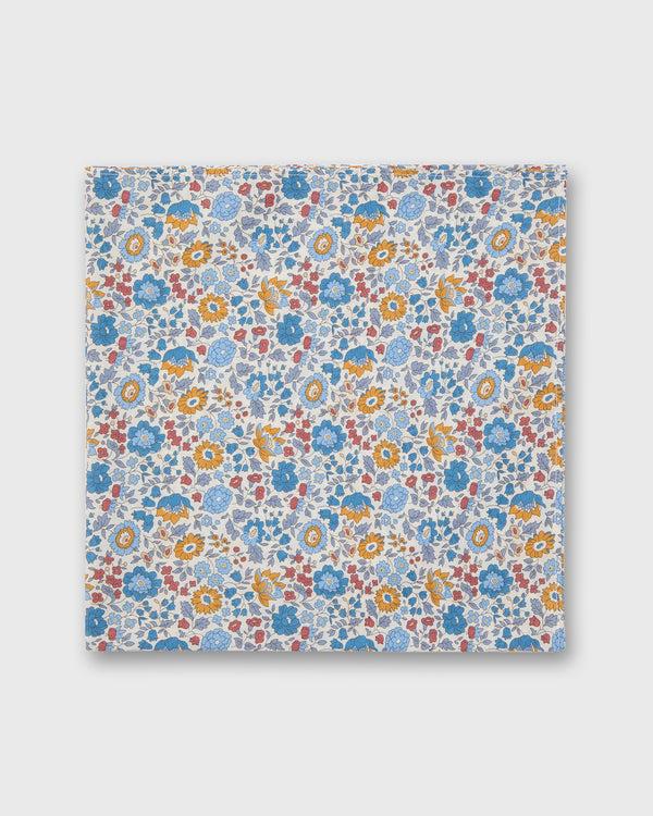 Sid Mashburn Anyway Scarf In Blue/Gold D'anjo Liberty Fabric