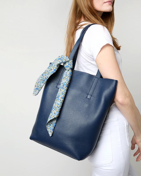 Sid Mashburn Anyway Scarf In Blue/Green Emma & Georgina Liberty Fabric