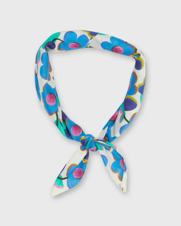 sid mashburn Anyway Scarf in Blue Love Pop Liberty Fabric