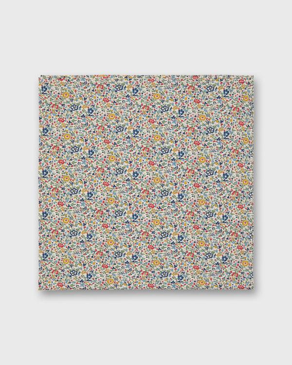 Sid Mashburn Anyway Scarf In Blue/Red Katie & Millie Liberty Fabric