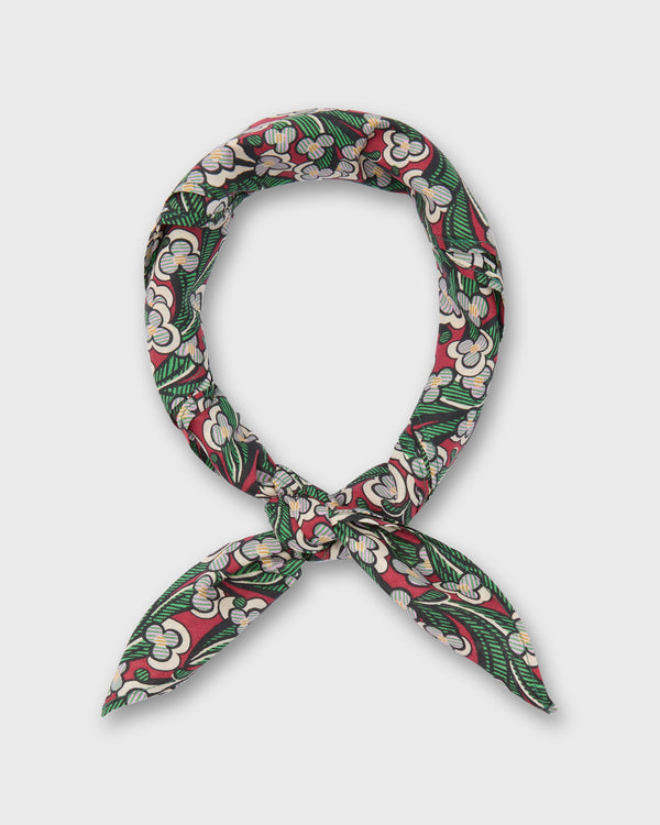 sid mashburn Anyway Scarf in Crimson/Multi Laith Liberty Fabric
