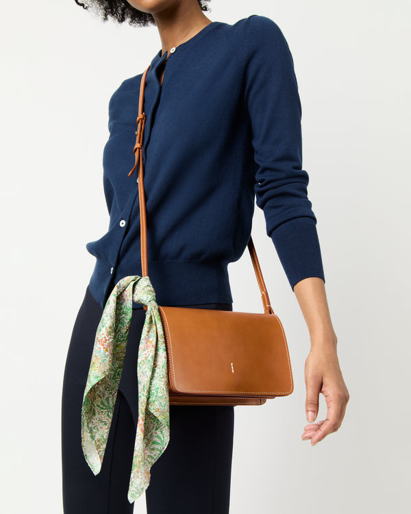 Sid Mashburn Anyway Scarf In Green Fields Of Eden Liberty Fabric