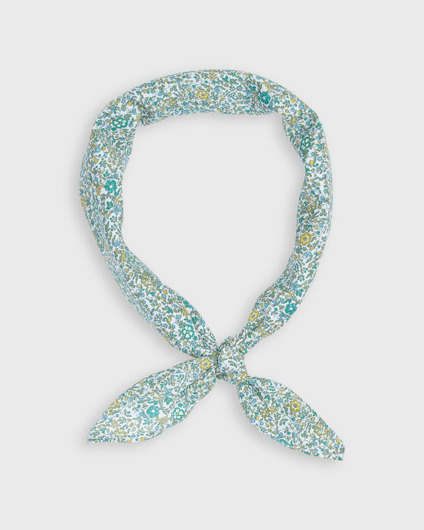 sid mashburn Anyway Scarf in Green/Mist Katie & Millie Liberty Fabric