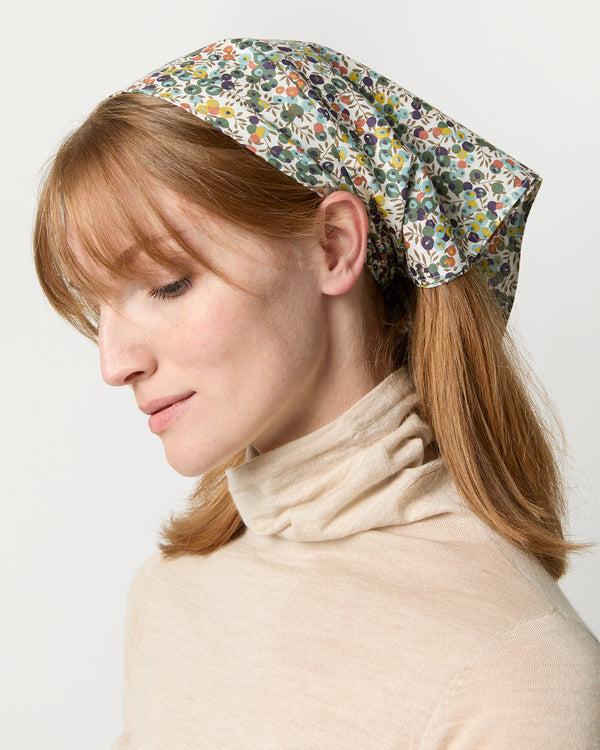 Sid Mashburn Anyway Scarf In Green Wiltshire Liberty Fabric