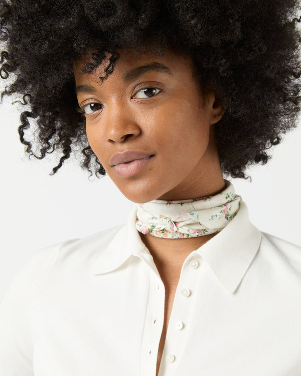 Sid Mashburn Anyway Scarf In Ivory/Multi Elizabeth Liberty Fabric