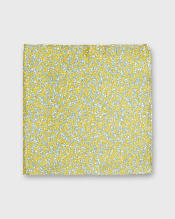 Sid Mashburn Anyway Scarf In Yellow Ffion Mair Liberty Fabric Silk