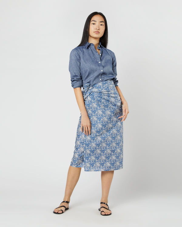 sid mashburn Ashley Pareo in Blue Picot Liberty Fabric